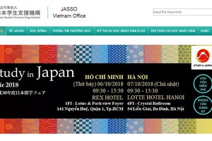 日本留學研討會將於本月6及7日分別在本市及河內舉辦。（圖源：網站截圖）