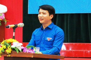 共青團中央書記阮玉良。（圖源：武蓉）