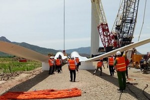 奈潭風電項目確保施工進度，並完成一期階段。