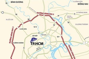 本市環市三路項目路線圖。