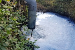 因排放超標廢棄物而造成環境嚴重污染的北部飼料股份公司被罰款近 2 億元。（示意圖源：互聯網）