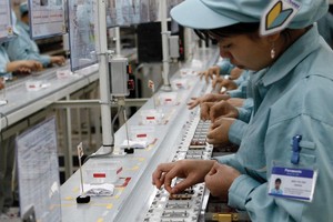 注入電子領域的FDI資金保持高位。