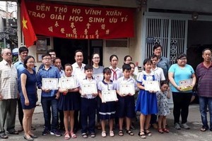 福建永春會館舉行的2017-2018學年度獎學金頒發儀式。