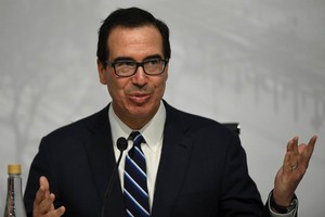 美國財政部長姆努欽。（圖源：AFP）