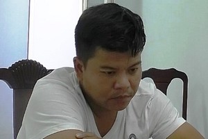 被扣留的嫌犯阮志願。（圖源：公安機關提供）