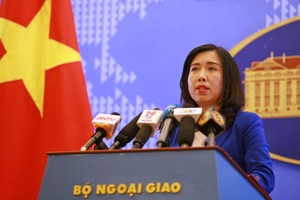 我國外交部發言人黎氏秋姮。（圖源：外交部）