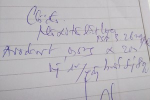 如斯潦草的字跡，叫病人怎能看得清楚和知道病例？