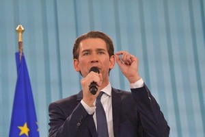 奧地利保守派、強烈反對移民的總理庫爾茨(Sebastian Kurz)表示，奧地利不會加入聯合國移民公約。（圖源：AFP）