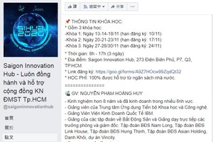 免費學習數碼技術市場營銷。（圖源：臉書粉絲專頁截圖）