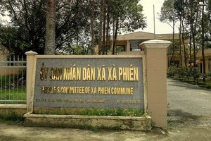 圖為後江省隆美縣佘蕃鄉人委會辦事處，是佘蕃鄉黨委書記黎懷恨的工作處。（圖源：俊光）