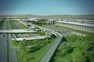 雲屯國際航空港效果圖。（圖源：互聯網）