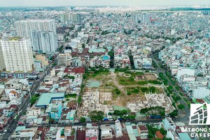 新平郡第十四坊的歐姬街678號複合區項目空照圖。