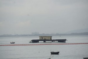 事發的棧橋式碼頭。（圖源：清情）