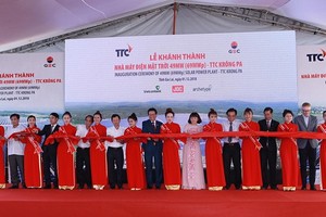 克隆帕TTC太陽能發電廠落成儀式。（圖源：TTC）