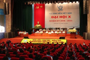 全國大學生協會第十次代表大會開幕現場。（圖源：玉明）