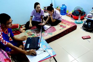 在平盛郡租房的大學生極少使用電設備。