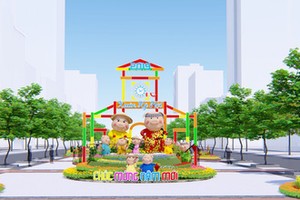 今年阮惠春花街的主題為“胡志明市渴望持續發展”。