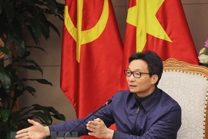 武德膽副總理在會議上發言。（圖源：林慶）