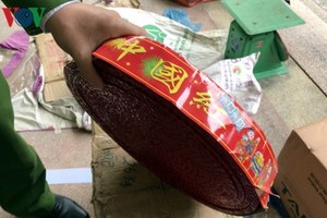 被扣押的部分贓物。（圖源：VOV）