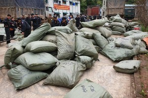 被查獲的私貨。（圖源：公安機關提供）