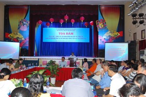 座談會場面一瞥。