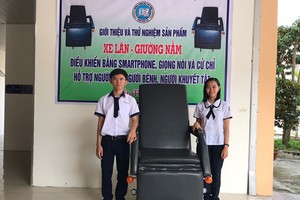 在阮福盛碩士的指導之下，他倆已策劃並成功製造輪椅。