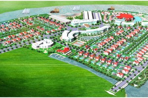 擬在古芝投資兩個生態旅遊項目。圖為古芝生態旅遊園區設計效果圖。（圖源：互聯網）