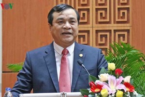 新任廣南省省委書記潘越強。（圖源：VOV）