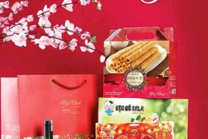 大發餅家各種春節禮盒。