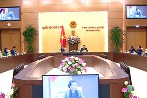 會議現場一瞥。（圖源：VTV視頻截圖）