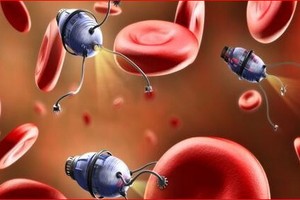 “像活體微生物”一般，這款機器人可在有黏性或快速流動的液體中“游泳”，未來有望將藥物送達體內的病灶組織。（示意圖源：互聯網）