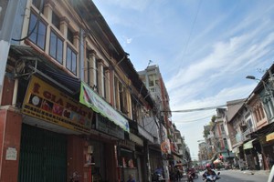 趙光復街的華人老房子。