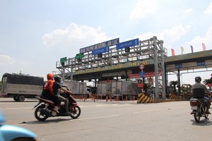 圖為安霜-安樂BOT收費站一瞥。（圖源：互聯網）