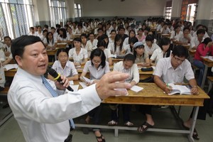 圖為市經濟大學課堂一瞥。（示意圖源：VOV）