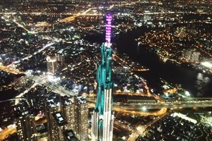 今年除夕首次在 Landmark 大樓燃放煙花。圖為 Landmark 大樓一瞥。（圖源：互聯網）