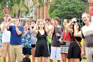 統計總局：本月份前來越南的國際遊客逾150萬人次，同比增加5%。（圖源：越勇）