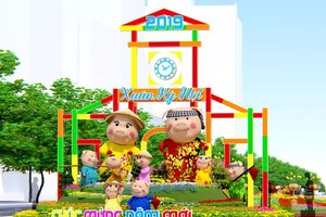 阮惠春花街是不可缺少的迎春活動。（圖源：互聯網）