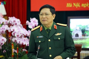 國防部長吳春歷大將：不論在任何情況下，不得處於被動狀態。（圖源：VOV）