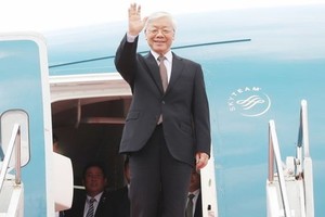 黨中央總書記、國家主席阮富仲將於本月24日至26日分別對老撾人民民主共和國和柬埔寨王國進行正式友好訪問及國事訪問。（圖源：越通社）