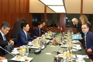 越德兩國外長舉行會談。（圖源：越通社）