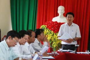 德農省縣人委會原副主席阮友勳被起訴。（圖源：德農報）