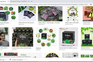 許多網站出售Golean Detox減肥草藥茶。