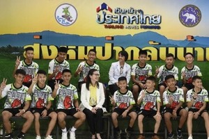 野豬足球隊全員。（圖源：互聯網）