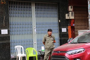 陳先生的房子發生糾紛後被密封。