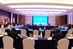 中國-東盟各國高官相聚南寧討論第十六屆東博會籌備工作。