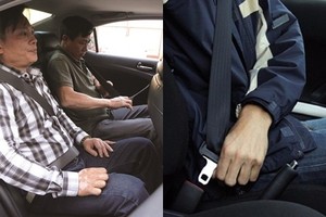乘客與司機不扣安全帶均受罰。（示意圖源：互聯網）