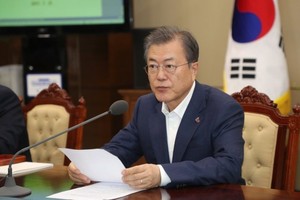 韓國總統文在寅。（圖源：歐新社）