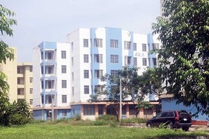 永祿安置公寓正損壞和荒置。