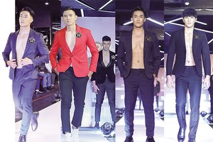 參加本市舉辦《越南健身模特兒賽》半決賽（Vietnam Fitness Model）的選手。