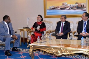 國會主席阮氏金銀會見各國議會聯盟秘書長。（圖源：越通社）